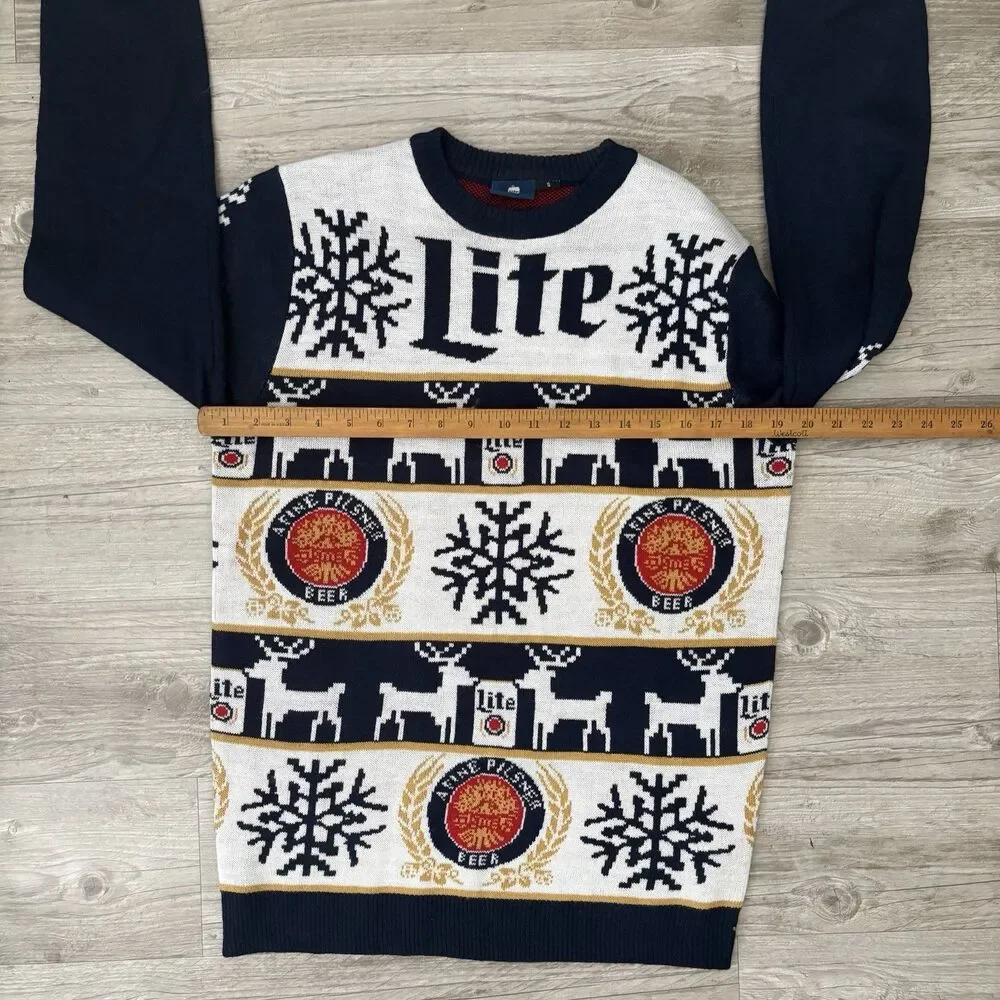 Ugly Christmas Sweater miller lite